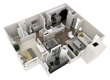 Cottage Floor Plan at Inverness Cliffs, Birmingham