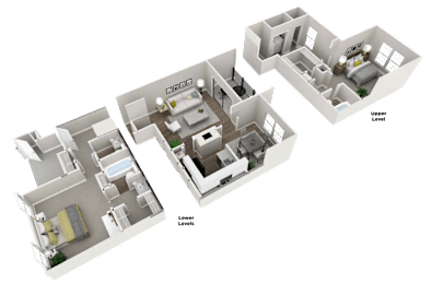 Peak Floor Plan at Inverness Cliffs, Birmingham, AL