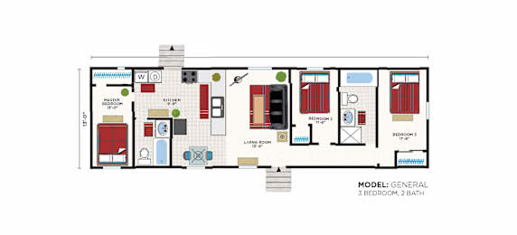 a floor plan of a small house