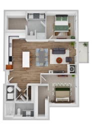 NI - Ridge floor plan image at Park 205, Park Ridge, IL