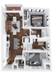our apartments showcase a flexibility with regard to furniture and decor
