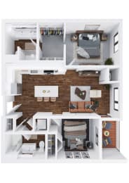 our apartments showcase a flexibility with regard to furniture and decor