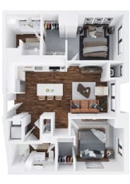 our apartments showcase a flexibility with regard to furniture and decor