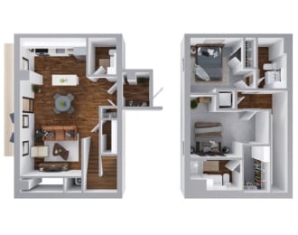 bedroom floor plan an in 2d