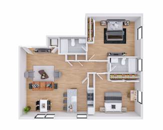  Floor Plan The Heir Unit 221