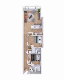  Floor Plan The Heir Unit 303