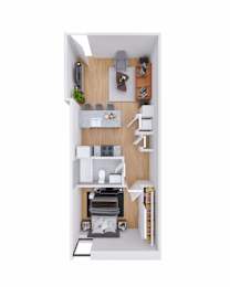  Floor Plan The Heir Unit 306