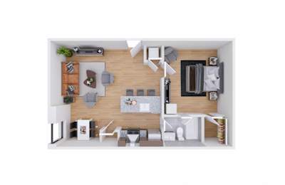  Floor Plan The Heir Unit 402
