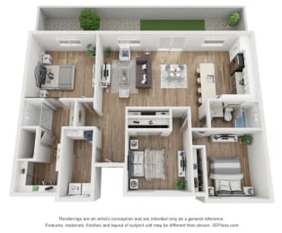 3 bed 2 bath at Onyx at Westgate Apartments, Glendale, Arizona