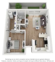 1 bed 1 bath A at Onyx at Westgate Apartments, Glendale, 85305