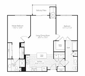 2D Floor Plan at The Reserve at Riverdale, Riverdale, 07457