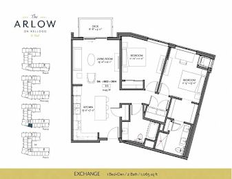 Exchange Floor Plan at The Arlow on Kellog, Minnesota