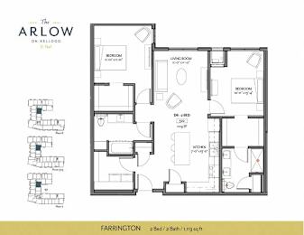 Farrington Floor Plan at The Arlow on Kellog, Minnesota