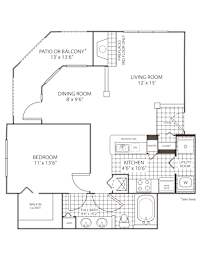  Floor Plan 1A