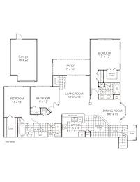  Floor Plan 3A