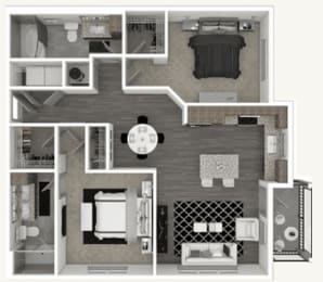 2 bed 2 bath at Enclave at 3230 Apartments, South Daytona, FL, 32119