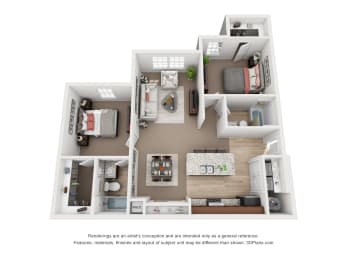 Two Bedroom Two Bath