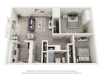 2 bed 2 bath at Hidden Brook Apartment Homes Apartments, New Bedford