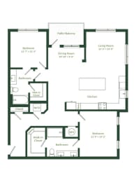  Floor Plan B2-M1