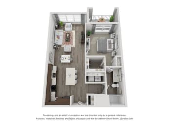 Peacock LW Floor Plan at Alta Wren, North Carolina