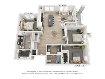  Floor Plan C1