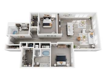 Floorplan M, at The landing at Vinnin Square, Swampscott, Massachusetts