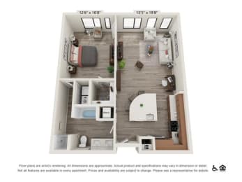  Floor Plan 1S