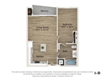 One bedroom One Bath