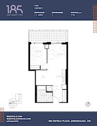 a floor plan of a bedroom apartment