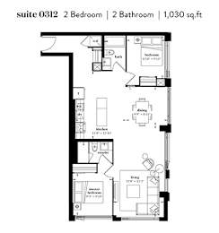  Floor Plan 2 Bedroom