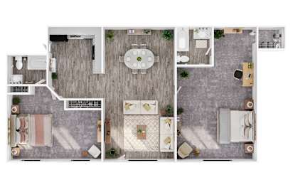 a 2103 sq ft floor plan  1 bedroom  129