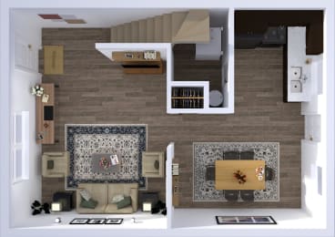  Floor Plan 3 Bed / 1 Bath