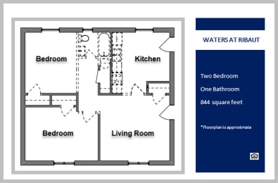 Waters at Ribaut Two Bedroom Flat