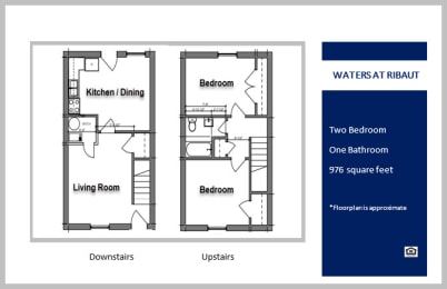 Waters at Ribaut Two Bedroom Townhome