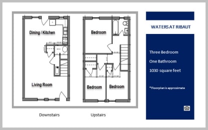 Waters at Ribaut Three Bedroom Townhome