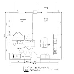 A floor plan of a unit B2 shows the layout of a bedroom, living room, kitchen, bathroom, and laundry area.