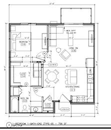 a floor plan of a small house