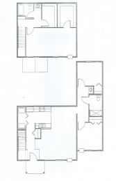  Floor Plan 3 Bedroom 1.5 Bath Accessible