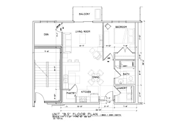 1 Bed 1 Bath + Den
