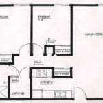  Floor Plan 2 Bedroom