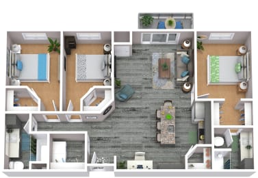 1,363 SF