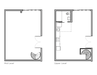 Floor Plan  Typical Two Story Studio
