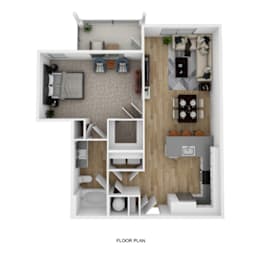 1 bed 1 bath A at The Hendry Apartments, Fort Myers