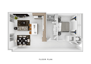 A4 Floor Plan at The 600 Apartments, Birmingham