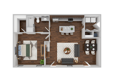  Floor Plan The Bluffton w/ Garage