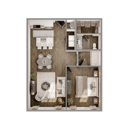Jade floorplan at The Leo Myrtle Beach, Myrtle Beach, SC, 29579.
