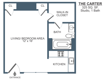 Studio, 1 bath apartment, 325 SF at Madison Flats, Madison, TN, 37115.