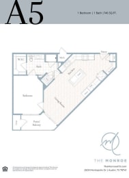 1 bed, 1 bath D at The Monroe Apartments, Texas, 78741