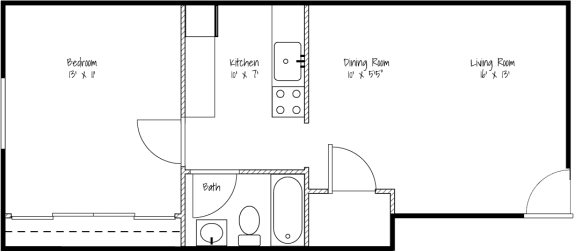 a floor plan of a bathroom with a toilet and a sink