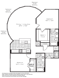 A floor plan of a house with two bedrooms, two bathrooms, a kitchen, a dining area, and a living area.